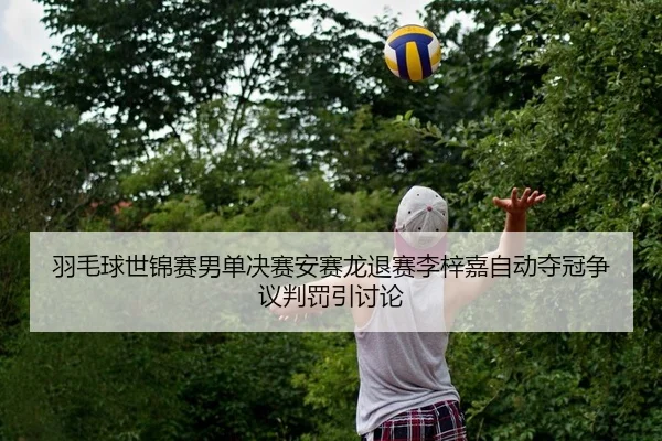 羽毛球世锦赛男单决赛安赛龙退赛李梓嘉自动夺冠争议判罚引讨论